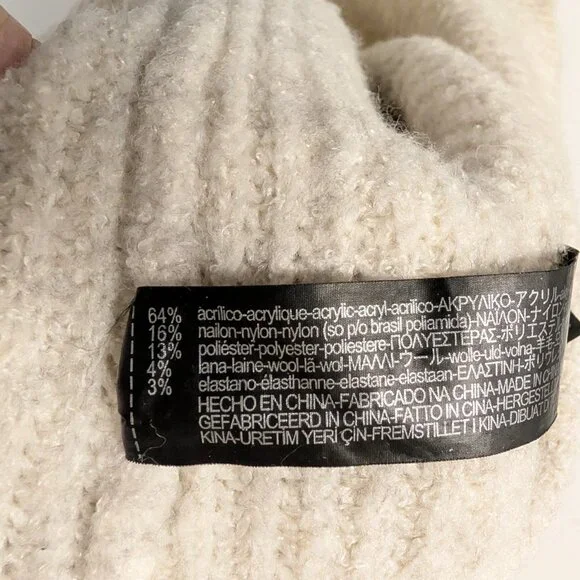 Zara long v-neck sweater dress - Picture 8 of 9